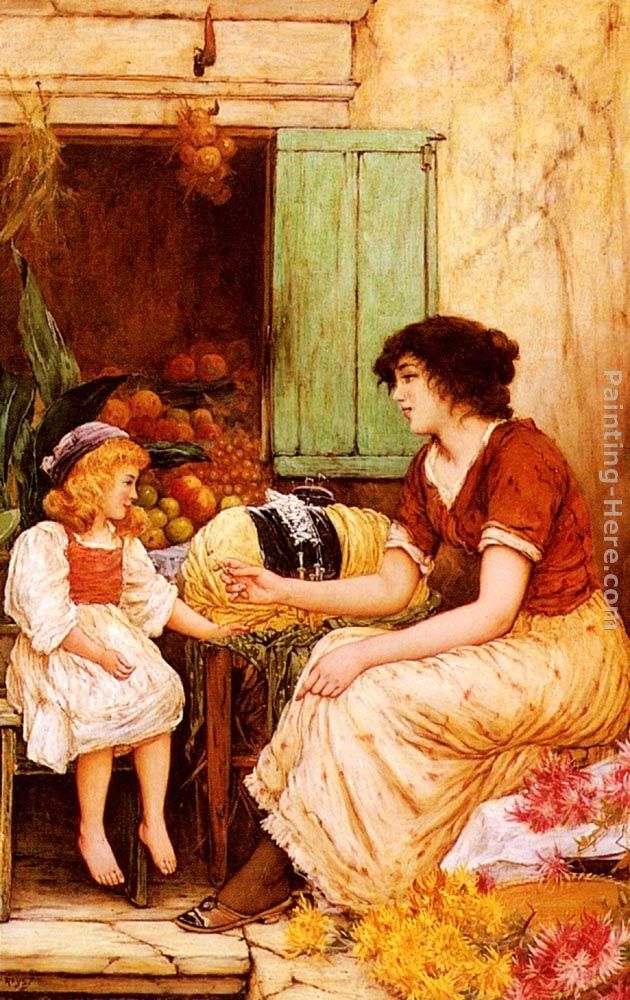 Oliver Rhys A Young Lacemaker
